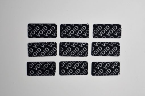 TamperGuard®, Tamper-Evident Security Label Seal Sticker, Rectangle, 1" x 0.5"
