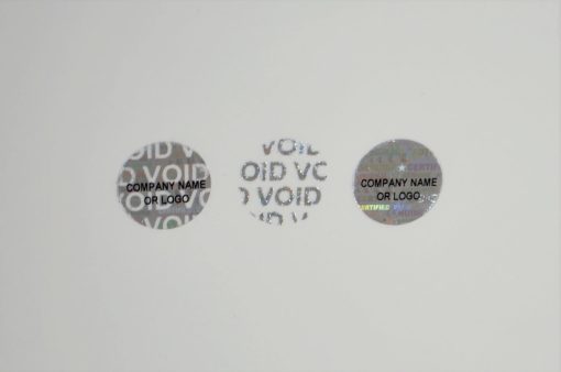 TamperMax®, Tamper-Evident Holographic Security Label Seal Sticker, Circle, 0.5" diameter - Image 33