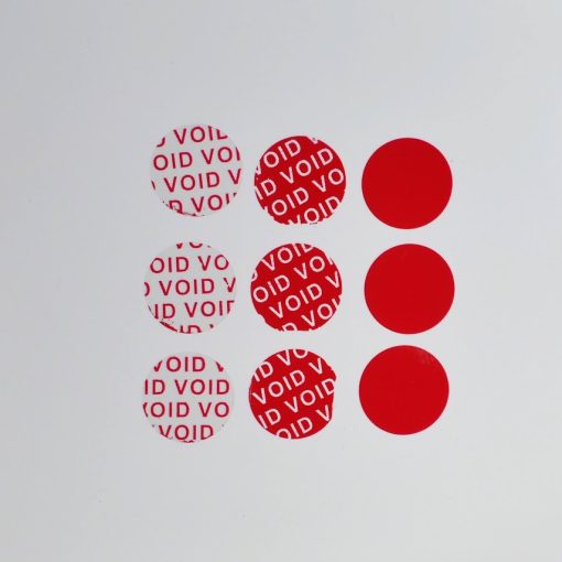 TamperColor®, Tamper-Evident Security Label Seal Sticker, Circle, 0.75″ Diameter - Image 9