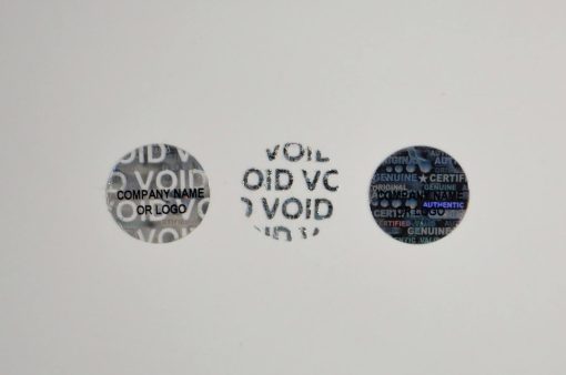 TamperMax®, Tamper-Evident Holographic Security Label Seal Sticker, Circle, 0.5" diameter - Image 34