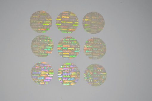 TamperMax®, Tamper-Evident Holographic Security Label Seal Sticker, Circle, 0.75" Diameter - Image 24