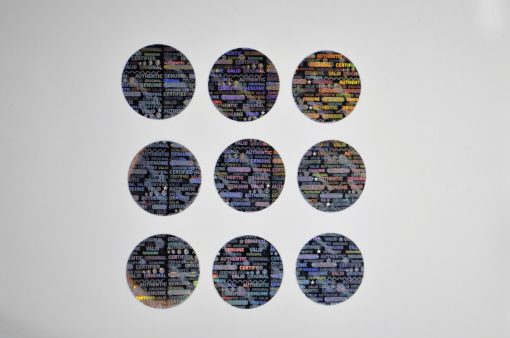 TamperMax®, Tamper-Evident Holographic Security Label Seal Sticker, Circle, 0.75" Diameter - Image 10