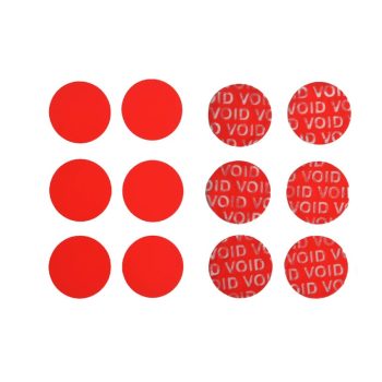 TamperGuard®, Tamper-Evident Security Label Seal Sticker, Circle, 0.75" Diameter