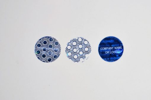 TamperMax®, Tamper-Evident Holographic Security Label Seal Sticker, Circle, 0.5" diameter - Image 24
