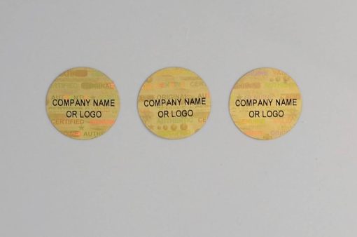 TamperMax®, Tamper-Evident Holographic Security Label Seal Sticker, Circle, 0.5" diameter - Image 11