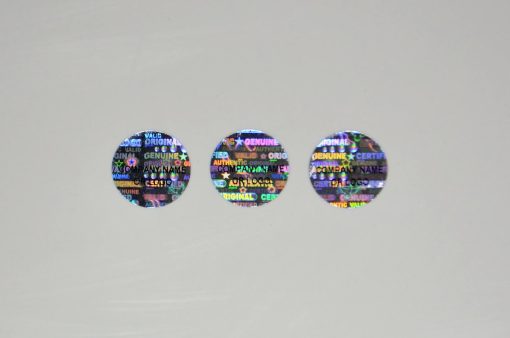 TamperMax®, Tamper-Evident Holographic Security Label Seal Sticker, Circle, 0.5" diameter - Image 36
