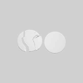 DestructID®, Tamper-Evident Destructible Security Label Seal Sticker, Circle, 1″ Diameter