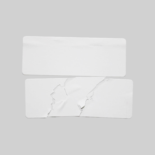 DestructID®, Tamper-Evident Destructible Security Label Seal Sticker, Rectangle, 1.5" X 0.6" - Image 4