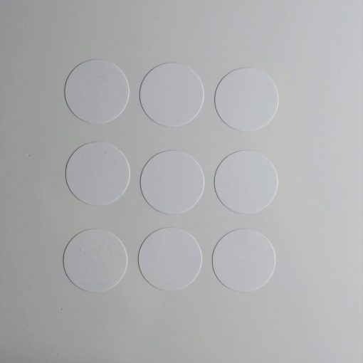 PermAsset®, Permanent Asset Tag Label Sticker, Circle, 0.75″ Diameter