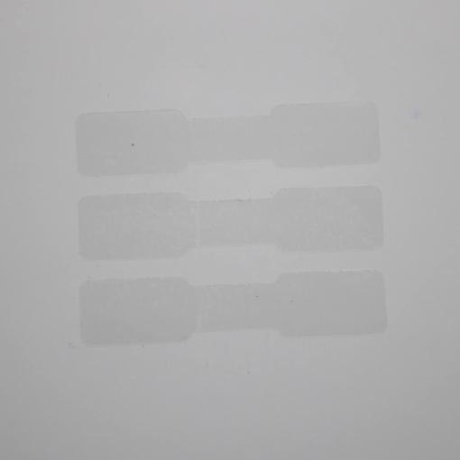 PermAsset®, Permanent Asset Tag Label Sticker, Dogbone, 1.75" x 0.375″
