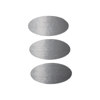 PermAsset®, Permanent Asset Tag Label Sticker, Oval, 0.75" x 1.5″