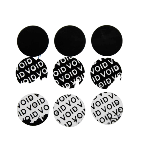 TamperColor®, Tamper-Evident Security Label Seal Sticker, Circle, 0.75″ Diameter - Image 3