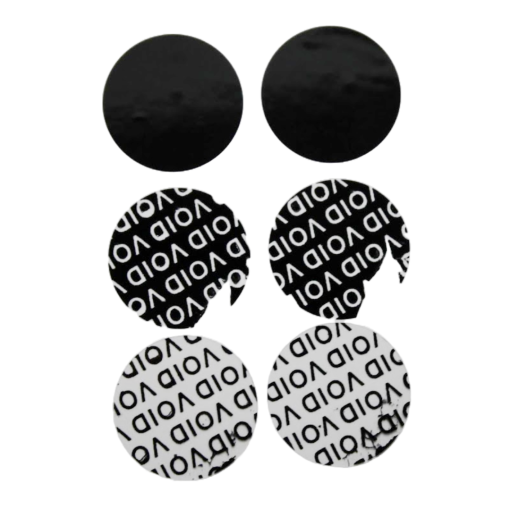 TamperColor®, Tamper-Evident Security Label Seal Sticker, Circle, 1″ Diameter - Image 4