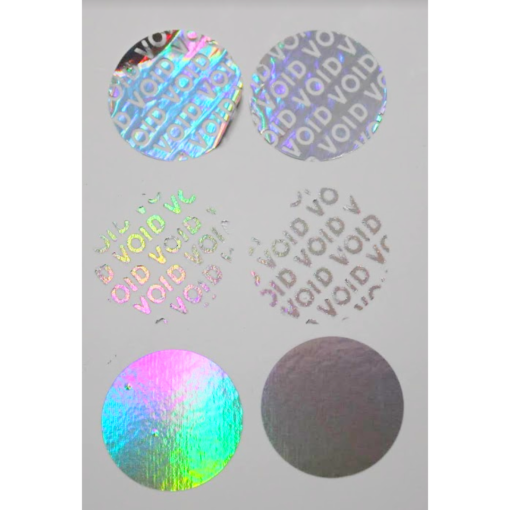 TamperColor®, Tamper-Evident Security Label Seal Sticker, Circle, 1″ Diameter - Image 8
