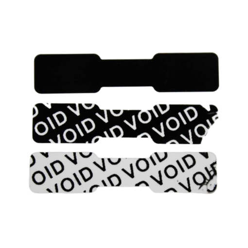 TamperColor®, Tamper-Evident Security Label Seal Sticker, Dogbone, 1.75" x 0.375"
