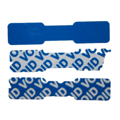 TamperColor®, Tamper-Evident Security Label Seal Sticker, Dogbone, 1.75" x 0.375" - Image 4