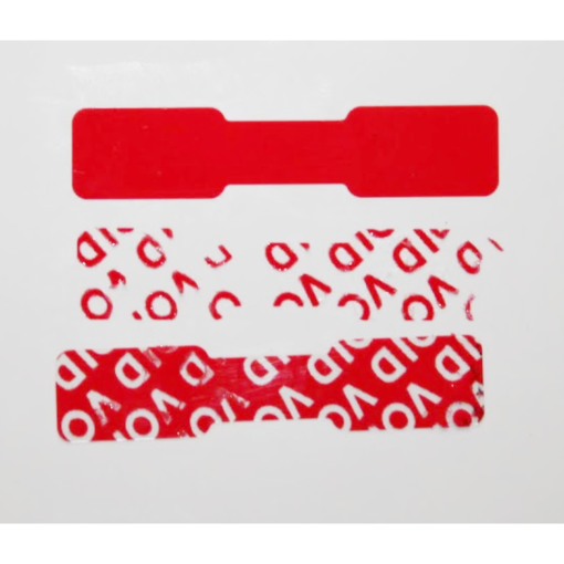 TamperColor®, Tamper-Evident Security Label Seal Sticker, Dogbone, 1.75" x 0.375" - Image 6