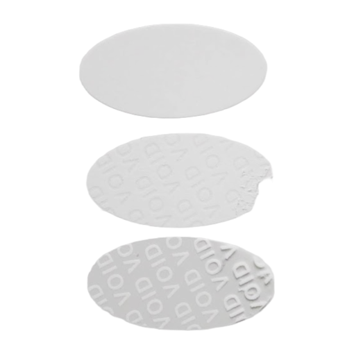 TamperColor®, Tamper-Evident Security Label Seal Sticker, Oval, 0.75" x 1.5" - Image 8