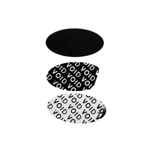 TamperColor®, Tamper-Evident Security Label Seal Sticker, Oval, 0.75" x 1.5" - Image 6