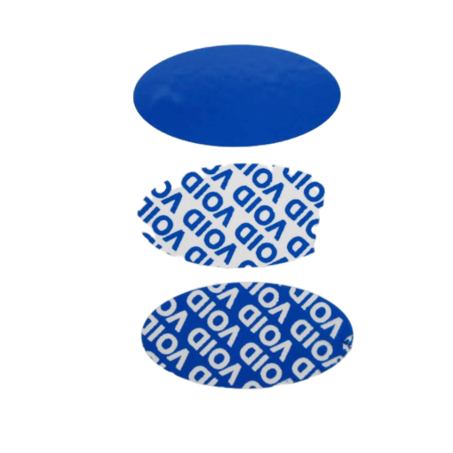 TamperColor®, Tamper-Evident Security Label Seal Sticker, Oval, 0.75" x 1.5" - Image 4