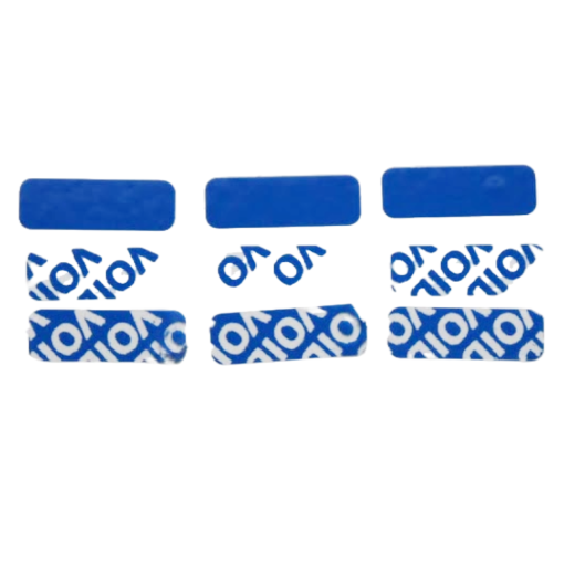 TamperColor®, Tamper-Evident Security Label Seal Sticker, Rectangle, 0.75" x 0.25" - Image 2