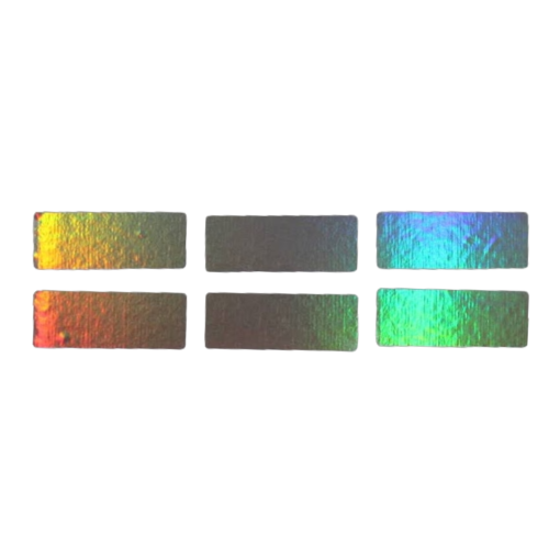 TamperColor®, Tamper-Evident Security Label Seal Sticker, Rectangle, 1" x 0.375"