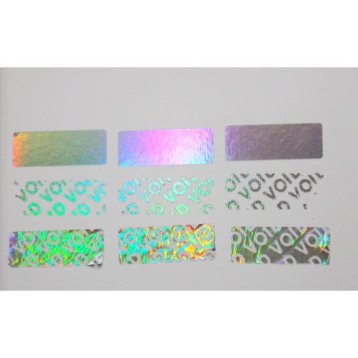 TamperColor®, Tamper-Evident Security Label Seal Sticker, Rectangle, 1" x 0.375" - Image 2