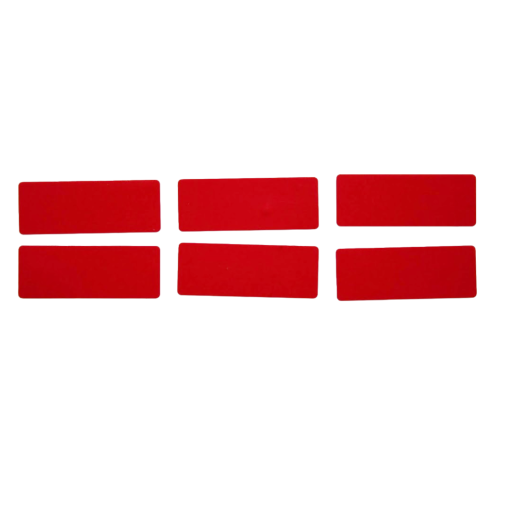 TamperColor®, Tamper-Evident Security Label Seal Sticker, Rectangle, 1" x 0.375" - Image 3