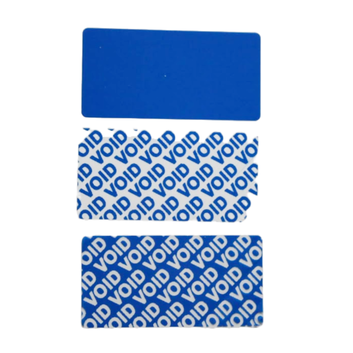 TamperColor®, Tamper-Evident Security Label Seal Sticker, Rectangle, 2" x 1" - Image 2