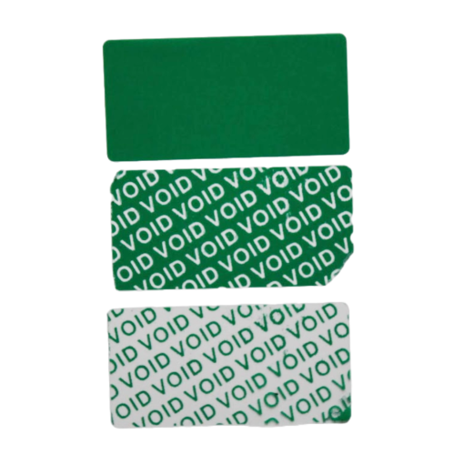 TamperColor®, Tamper-Evident Security Label Seal Sticker, Rectangle, 2" x 1" - Image 4