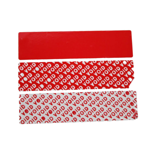 TamperColor®, Tamper-Evident Security Label Seal Sticker, Rectangle, 4" x 1" - Image 4