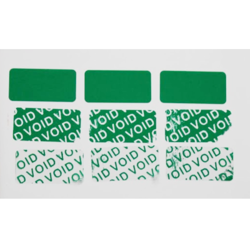 TamperColor®, Tamper-Evident Security Label Seal Sticker, Rectangle, 1" x 0.5" - Image 6