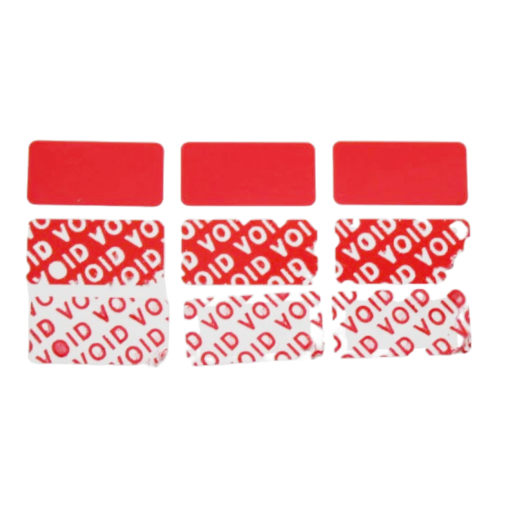 TamperColor®, Tamper-Evident Security Label Seal Sticker, Rectangle, 1" x 0.5" - Image 2