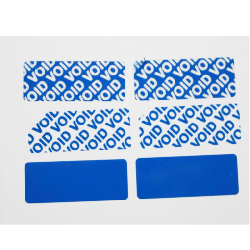 TamperColor®, Tamper-Evident Security Label Seal Sticker, Rectangle, 1.5" x 0.6" - Image 4