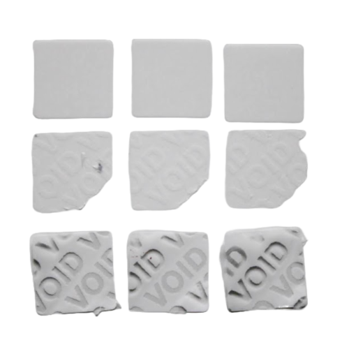 TamperColor®, Tamper-Evident Security Label Seal Sticker, Square, 0.5" x 0.5" - Image 6