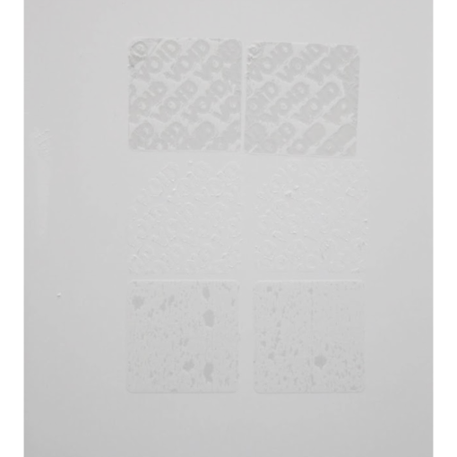 TamperColor®, Tamper-Evident Security Label Seal Sticker, Square, 1" x 1" - Image 10