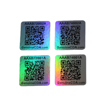 TamperVoid®, Tamper-Evident Security Label Seal Sticker, Square, 0.75" x 0.75"