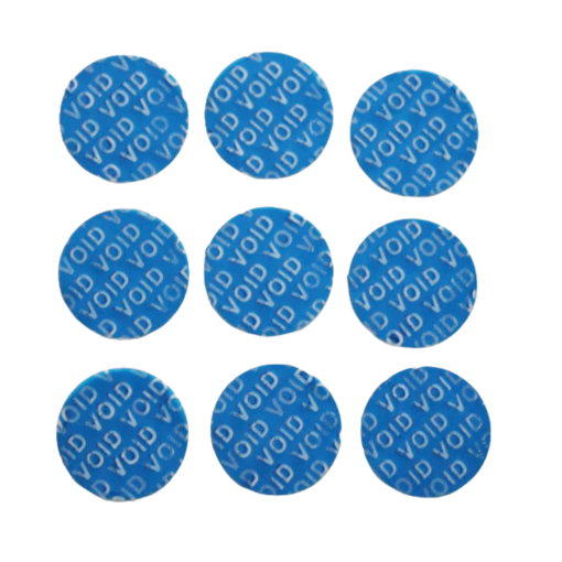 TamperGuard®, Tamper-Evident Non-Residue Security Label Seal Sticker, Circle, 1" Diameter - Image 2