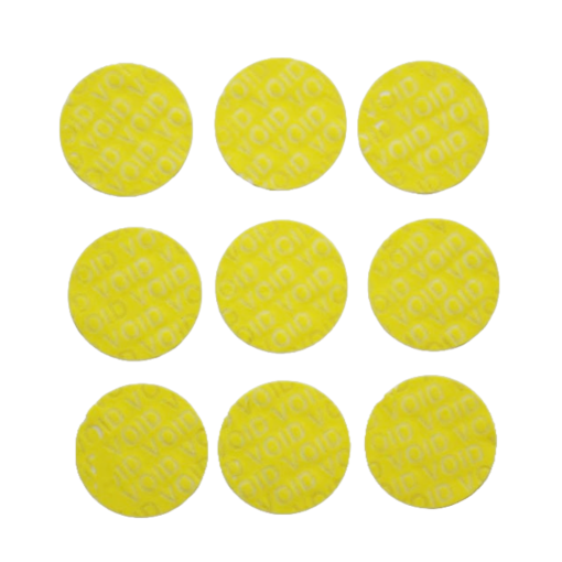 TamperGuard®, Tamper-Evident Non-Residue Security Label Seal Sticker, Circle, 1" Diameter - Image 8