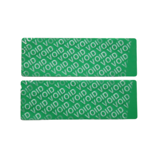 TamperGuard®, Tamper-Evident Security Label Seal Sticker, Rectangle, 3" x 1" - Image 2
