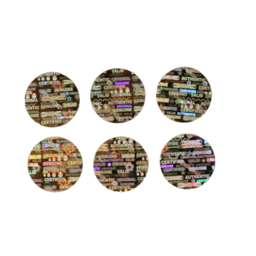 TamperMax®, Tamper-Evident Holographic Security Label Seal Sticker, Circle, 0.5" diameter - Image 14