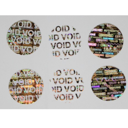 TamperMax®, Tamper-Evident Holographic Security Label Seal Sticker, Circle, 0.5" diameter - Image 15