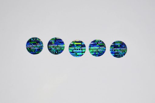 TamperMax®, Tamper-Evident Holographic Security Label Seal Sticker, Circle, 0.5" diameter - Image 28