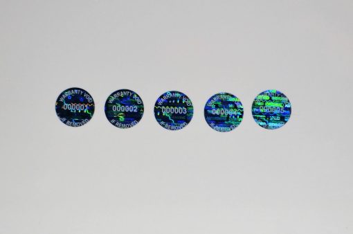 TamperMax®, Tamper-Evident Holographic Security Label Seal Sticker, Circle, 0.5" diameter - Image 31