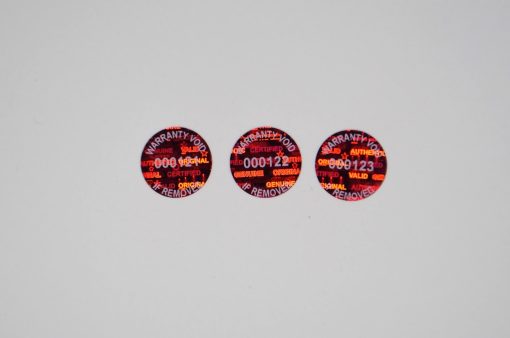 TamperMax®, Tamper-Evident Holographic Security Label Seal Sticker, Circle, 0.5" diameter - Image 5