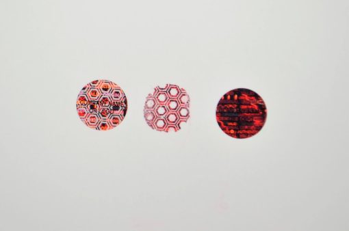 TamperMax®, Tamper-Evident Holographic Security Label Seal Sticker, Circle, 0.5" diameter - Image 6