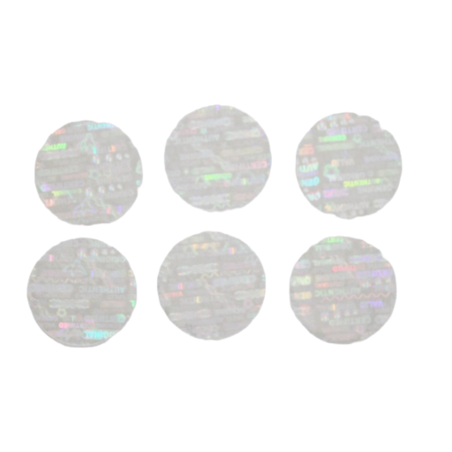 TamperMax®, Tamper-Evident Holographic Security Label Seal Sticker, Circle, 0.5" diameter - Image 16