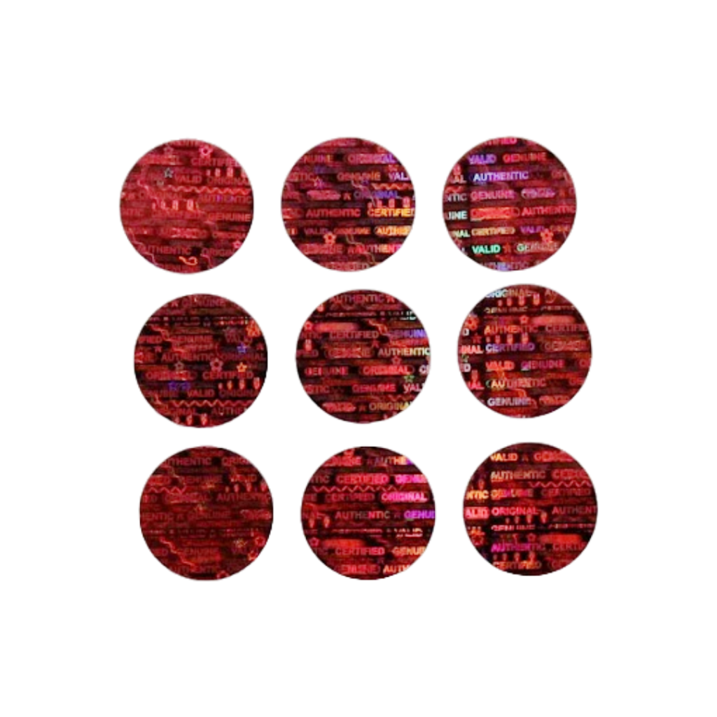 Hologram Circle Security Labels
