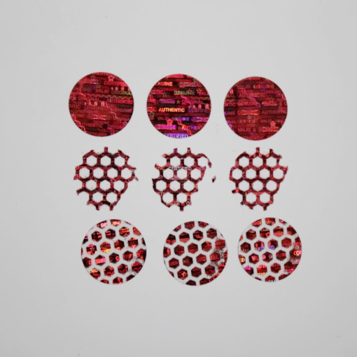 TamperMax®, Tamper-Evident Holographic Security Label Seal Sticker, Circle, 0.625" Diameter - Image 4