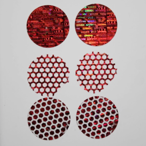 TamperMax®, Tamper-Evident Holographic Security Label Seal Sticker, Circle, 1" Diameter - Image 2